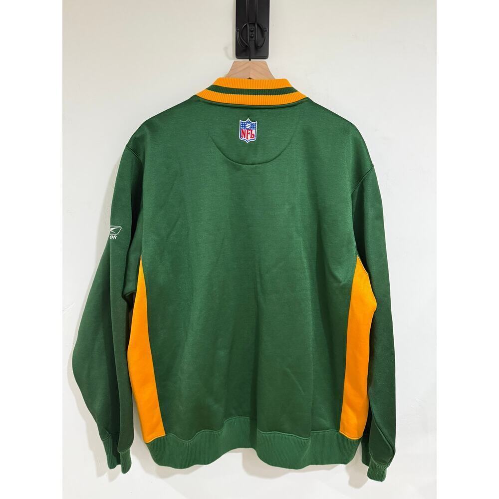 Reebok NFL Team Apparel Mens Green Bay Packer Jacket L - Picture 2 of 3